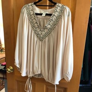 Arden B Beaded Blouse